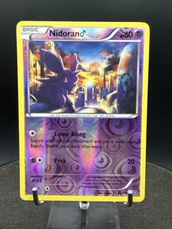 Nidoran M #43/114 XY - Steam Siege Reverse Holo Common - Pokemon Cards - Image 1