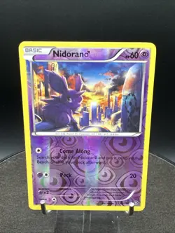 Nidoran M #43/114 XY - Steam Siege Reverse Holo Common - Pokemon Cards - Image 2