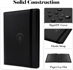 Trading Card Binder 9 Pocket 360 Cards PU Cover Zip Binder for Pokemon Sports - Image 2