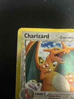 2006 Pokemon EX Crystal Guardians Charizard Delta Species Reverse Holo #4/100 - Image 2
