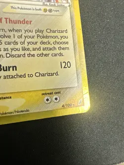 2006 Pokemon EX Crystal Guardians Charizard Delta Species Reverse Holo #4/100 - Image 5