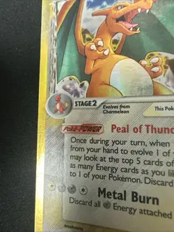 2006 Pokemon EX Crystal Guardians Charizard Delta Species Reverse Holo #4/100 - Image 9