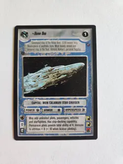 Star Wars CCG 4 card Mon Calamari Capital ship lot-Home One,Defiance,Liberty,Ind - Image 2