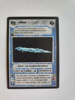 Star Wars CCG 4 card Mon Calamari Capital ship lot-Home One,Defiance,Liberty,Ind - Image 3