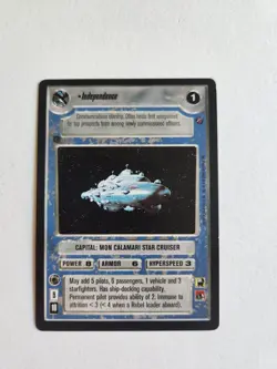 Star Wars CCG 4 card Mon Calamari Capital ship lot-Home One,Defiance,Liberty,Ind - Image 4