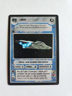 Star Wars CCG 4 card Mon Calamari Capital ship lot-Home One,Defiance,Liberty,Ind - Image 5