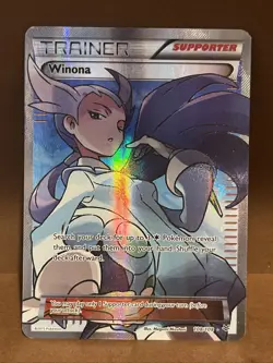 Winona 108/108 Pokemon XY Roaring Skies Full Art Trainer Ultra Rare Holo MP - Image 3