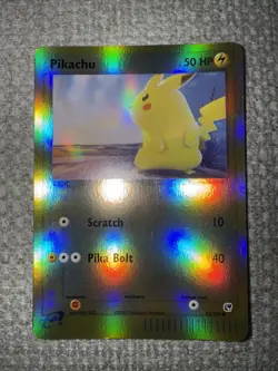 Vintage Pokemon Card TCG 2003 EX Sandstorm Pikachu 72/100 Reverse Holo LP - Image 1