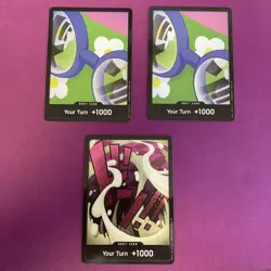 DON!! Card (Katakuri x2) (Koby x1)(DP Set Vol. 7) A Fist of Divine Speed Foil - Image 1