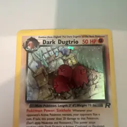 Pokemon Card - Dark Dugtrio Rare Holo 2000 team rocket (14) 6/82 - Image 4
