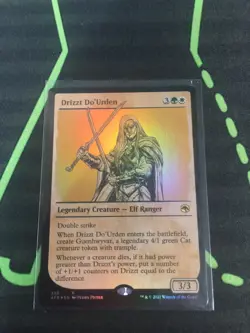MTG Magic The Gathering Drizzt Doâ€™Urden Foil Showcase DnD Elf Ranger Commander  - Image 1