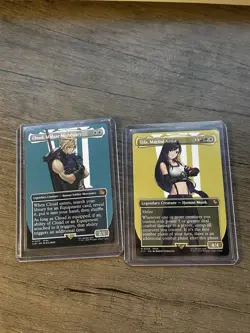 Cloud Ex-Soldier Borderless And Tifa Martial Artist Borderless MTG - Image 1