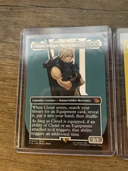 Cloud Ex-Soldier Borderless And Tifa Martial Artist Borderless MTG - Image 2