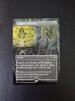 Enlightened Tutor (Borderless) Dominaria Remastered Regular MTG NM Magic Card - Image 1