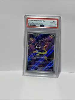 Pokemon 2024 Temporal Forces  Gastly 177/162 Illustration Rare PSA 10 Gem MintðŸ’Ž - Image 2