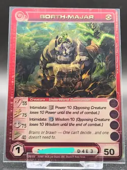 Chaotic Card : (2/5 Max) Borth-majar Dawn Of Perim Super Rare Creature - Image 1