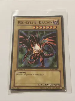 Red-Eyes B. Dragon (SD1-EN002) 1st Edition - Rare Yu-Gi-Oh! Card - Image 1