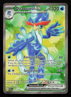 Quaquaval ex 235/193 Ultra Rare Paldea Evolved Pokémon Card - Image 3
