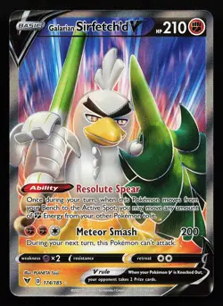 Galarian Sirfetch'd V 174/185 Ultra Rare Vivid Voltage Pokémon Card - Image 1