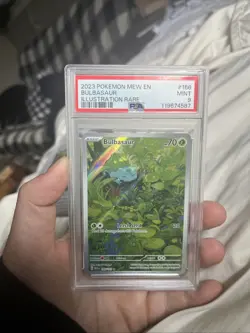 Pokémon TCG Bulbasaur Card 151- IR- NM Condition PSA 9 - Image 1
