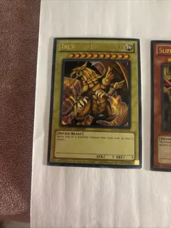 Yu-Gi-Oh! TCG Set of Egyptian God Cards (Obelisk, Ra, Slifer) Legendary... - Image 12