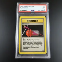 PSA 9 Pluspower 84/102 Base Set 1999 Graded Pokemon Card - Image 1