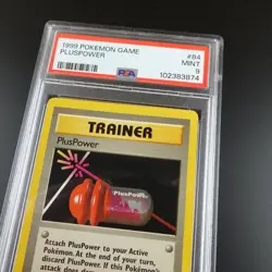 PSA 9 Pluspower 84/102 Base Set 1999 Graded Pokemon Card - Image 2