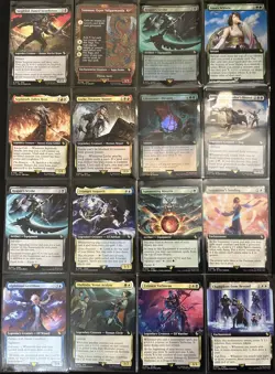 Final Fantasy MTG Commander Mixed Foil Borderless 16 Rare Card Lot Sephiroth - Image 3