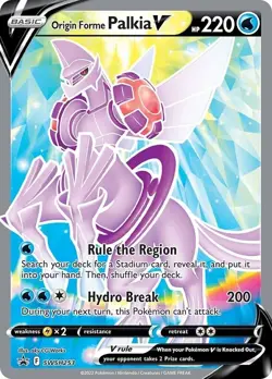Origin Forme Palkia V SWSH253 SWSH: Sword & Shield Promo Cards Holo - Image 1