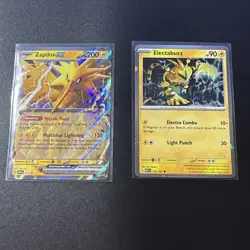 Zapdos ex 049 Sv: Scarlet & Violet Promo Cards Holo & Electrabuzz Cosmo - Image 1