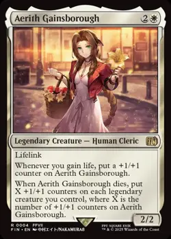 Aerith Gainsborough | Final Fantasy | MTG | Regular | #0004 - Image 2
