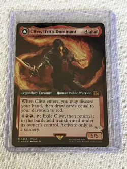 Clive, Ifrit's Dominant (Extended Art) Final Fantasy Foil - Image 4