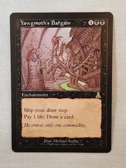 NM Yawgmoth's Bargain Urza's Destiny Mtg Magic the Gathering - Image 1