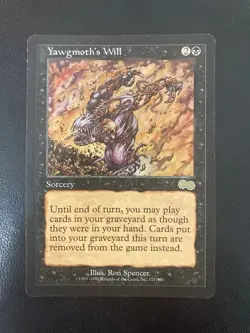 MTG Yawgmoth's Will, Urza's Saga, NM, Magic the Gathering 1998 - Image 3