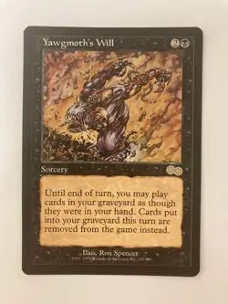 MTG Yawgmoth's Will, Urza's Saga, NM, Magic the Gathering 1998 - Image 5