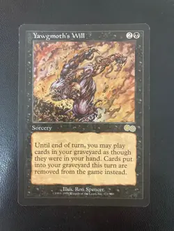 MTG Yawgmoth's Will, Urza's Saga, NM, Magic the Gathering 1998 - Image 7