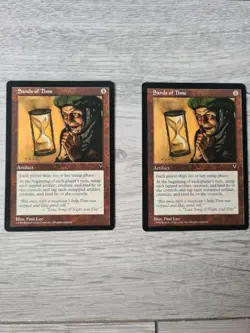 MTG Magic The Gathering 2x Sands of Time Visions - Image 1