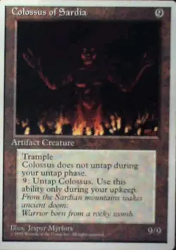 Colossus of Sardia MTG Core Set 4th Edition Regular - Image 3