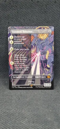 MTG | Final Fantasy | Bahamut Borderless 0356 | Non-Foil - Image 1