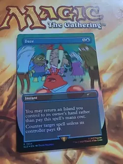 Daze Foil - Spongebob Squarepants Secret Lair Drop - MTG NM - Image 1