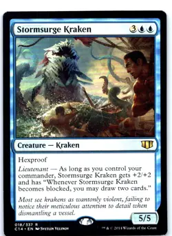 #18 Stormsurge Kraken Commander 2014 Rare - Image 1