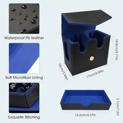 MTG Commander Deck Box-Patented Handle Design, Trading Card Storage Box - Image 6