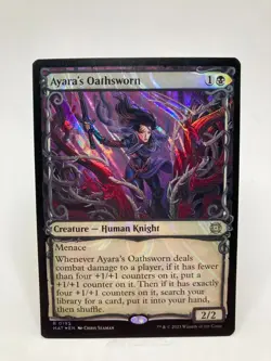 Ayara's Oathsworn NM/M* HALO FOIL March Of The Machines 0195 mtg -UnltdCards - Image 1