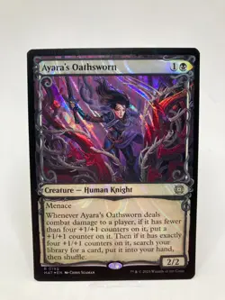 Ayara's Oathsworn NM/M* HALO FOIL March Of The Machines 0195 mtg -UnltdCards - Image 3