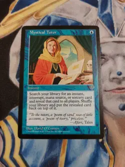Mystical Tutor MTG Mirage Uncommon Blue Instant Near-Mint to Mint x1 GG5 - Image 2
