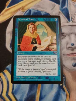 Mystical Tutor MTG Mirage Uncommon Blue Instant Near-Mint to Mint x1 GG5 - Image 5