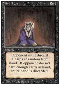 Mind Twist - Revised Edition # MTG Magic The Gathering - Image 1
