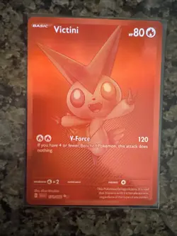 Red Victini Black Bolt 171/086 Pokemon Card English In Hand Ready To Ship! - Image 6