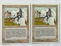 2 x White Knight - 4th Edition - Magic: The Gathering - MtG - Image 1