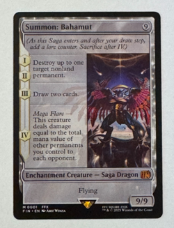 MTG Magic the Gathering FIN Final Fantasy Summon: Bahamut - Mythic - Image 2